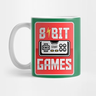 8 bit game poster Mug